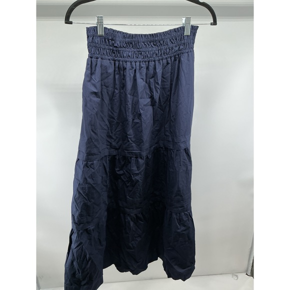 Quince Dresses & Skirts - 100% Organic Cotton Poplin Tiered Maxi Skirt